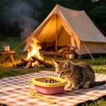 thumbnail image 6 of Dog Bowl Silicone Foldable Portable BPA-Free No Leak Travel Cup for Outdoor Camping Small Medium Pets by MPOISVA, 6 of 7