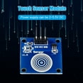 thumbnail image 2 of Módulo de botón de sensor TTP223 Módulo de botón de interruptor táctil capacitivo 2-5.5V DC FLhrweasw Nuevo, 2 of 9