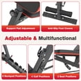 thumbnail image 2 of BAOKALER Weight Bench, 1000LBS Max Load, 8 in 1 Dumbbell Bench with Adjustable Seat Angles, Incline, Decline, and Flat Bench Roman Chair for Full Body Home Gym Workout, 2 of 10