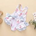 thumbnail image 4 of Honeeladyy Discount Toddler Baby Girls Swimsuit One-Piece Swimwear Print Suit Beach Bathing Clothes Summer, 4 of 8