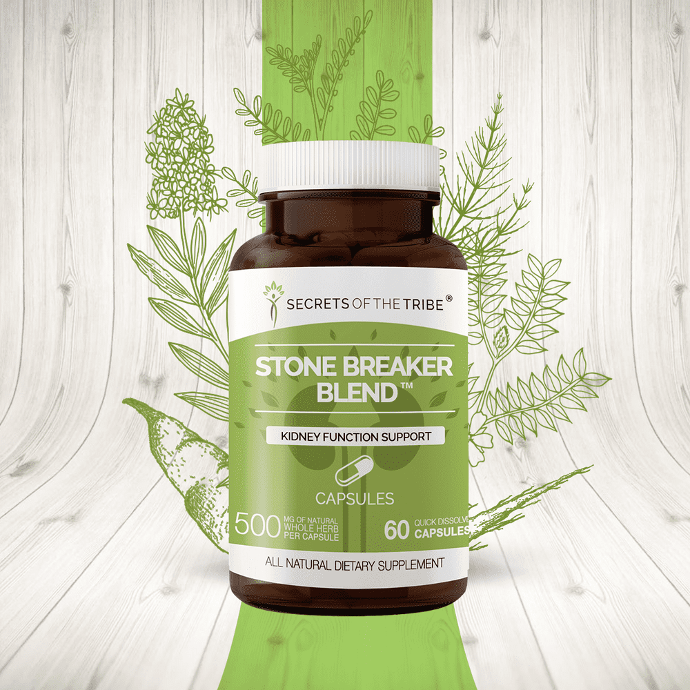 Stone Breaker Blend 60 Capsules, 500 mg, Stonebreaker, Burdock, Yucca