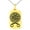 Gold, variant on Stainless Steel Binding Vegvisir Troll Cross Runic Viking Engraved Small Rectangle Dog Tag Charm Pendant Necklace