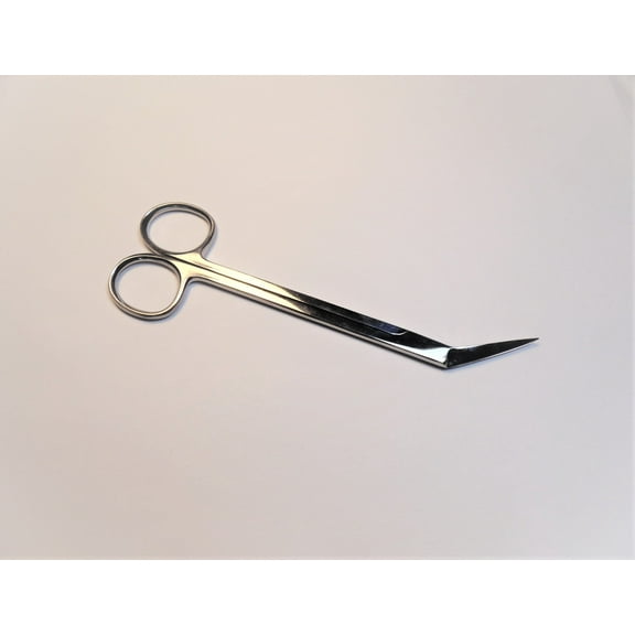 6" angled scissors - Easy reach