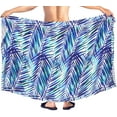 thumbnail image 4 of LA LEELA Men's Standard Beachwear Sarong Pareo Wrap One Size Blue_Z239 Summer Vacation Aloha, 4 of 5