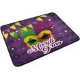 thumbnail image 2 of GZHJMY Mardi Gras Door mat Non Slip Floor Door Rug, Soft Floor Mat for Kitchen Garden Bedroom Indoor Outdoor Entrance Home Holiday Decoration 23.6" x15.7", 2 of 7