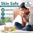 thumbnail image 4 of Honest Home 2 Ply Facial Tissue Paper Box | 800 Pulls | 200 Pulls x 4 boxes | Soft And Highly Absorbent | 100% Natural Virgin Fibre, 4 of 6