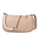 thumbnail image 5 of Bolsa de mano de piel sintética para mujer, con cadena de perlas, para hombro, para axilas (camello) Likrtyny Para Estrenar, 5 of 9