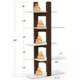 thumbnail image 3 of Giantex 5-Tier Tall Wood Bookshelf, Room Organizer Display Shelf w/Anti-Toppling Device & Non-Slip Foot Pads, 3 of 6