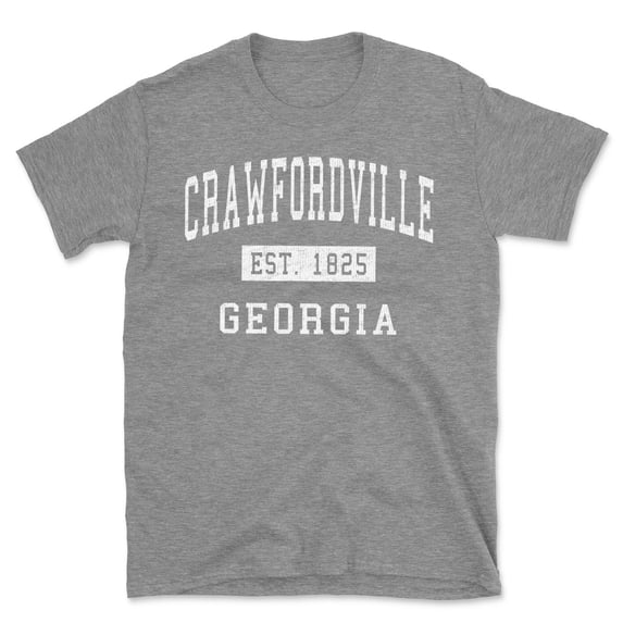 Crawfordville Georgia Classic Established Men's Cotton T-Shirt