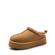 thumbnail image 1 of Pantuflas DREAM PAIRS de ante castaño con plataforma y forro cálido y suave, 1 of 8