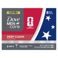 thumbnail image 3 of (4 pack) Dove Men+Care Limited Editon FIFA Body & Face Bar Soap Deep Clean, 3.75 oz 8 Bars, 3 of 10