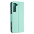 thumbnail image 2 of Allytech Galaxy S22 Case, Wallet Case for Galaxy S22, PU Leather with Lanyard Kickstand Shockproof Wrist Strap Shock Absorption Cards Holder Wallet Case Cover for Samsung Galaxy S22, Green, 2 of 5