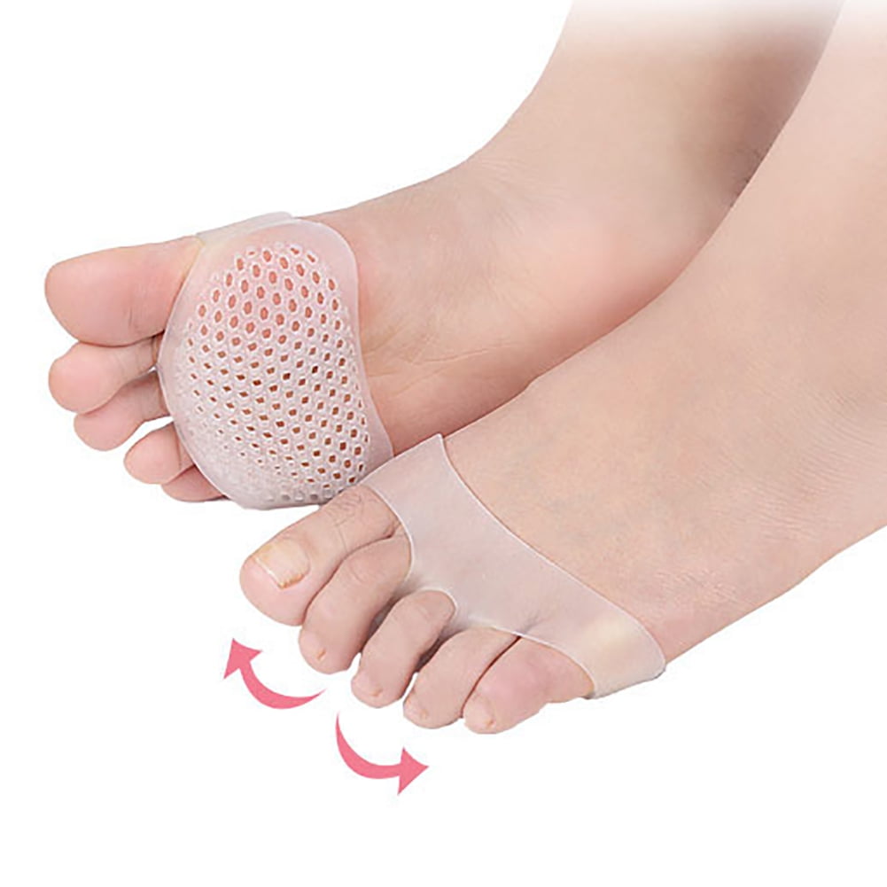 Forefoot Gel Silicone Pad Insole High Heel Elastic Cushion Comfy Foot Care 1Pair Forefoot Gel Silicone Pad Insole High Heel Elastic Cushion Comfy Foot Care 1Pair