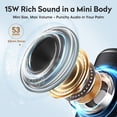 thumbnail image 6 of Portable Bluetooth Speaker, IPX7 Water Resistance, Featuring Powerful 20w Stereo Sound, 15 Hours Of Battery Life, And Dynamic Rgb Lighting, Perfect for Use In the Shower or By the Pool, 6 of 8