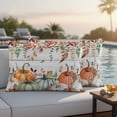 thumbnail image 5 of Sage Green Fall Pumpkins Outdoor Pillow Covers 20"x12" Set of 2,Waterproof Throw Pillow Covers for Patio Furniture,Thanksgiving Autumn Leaves Grey Wood Decorative Cushion Pillowcases for Garden Sofa, 5 of 9