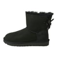 thumbnail image 1 of Ugg Women's Mini Bailey Bow Black Ankle-High Suede Boot - 7M, 1 of 3