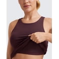 thumbnail image 3 of CRZ YOGA Butterluxe Tank Tops for Women Racerback Workout Padded Yoga Athletic Camisole with Built in Bra, 3 of 5