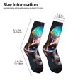 thumbnail image 2 of Honeii Modern Abstract Colorful Skull B Print Children's Colorful Socks,Unisex Kids and Toddlers' Cushioned Sock,Kids Athletic Crew Socks,for Everyday Wear and Sports, 2 of 5