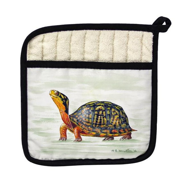 Betsy Drake PT491 Happy Turtle Pot Holder