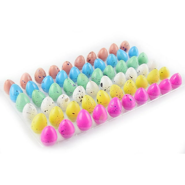 60Pcs Fun Magic Growing Dinosaur Eggs Expanded Egg Toys Children Educational Toy New