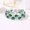 Silver Green 17cm, variant on Women Fashion Rose Gold Filled Multicolor Cubic Zircon AAA Beauty Bracelet 17-19