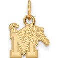 thumbnail image 1 of 14K Yellow Gold 14Ky Logoart University Of Memphis Xs Pendant (15 X 11) Made In United States 4y001ump, 1 of 5