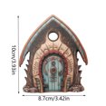thumbnail image 3 of Price cut Fairys Doors For Trees Outdoor Miniature Fairys Door For Tree Decoration Fairys Garden Accessories, 3 of 5