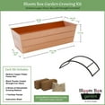 thumbnail image 4 of Bloom Box Garden Growing Kit Medium Copper with Odette Stand, 4 of 4