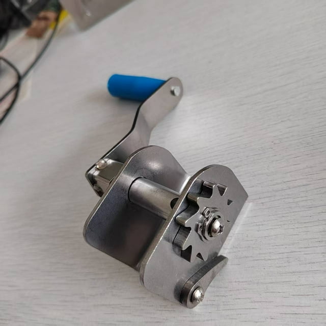 Miangastore Badminton Net String Tensioner: Volleyball Net Tightening Tool Manual Hand Crank Wire Tension Adjuster Stainless Steel String Tightener