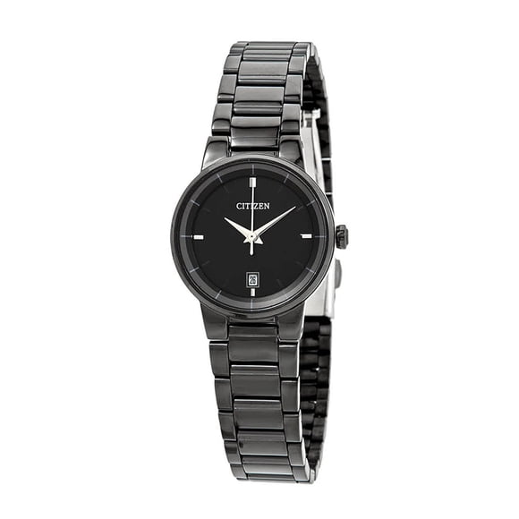 Reloj Citizen Eu6017-54e Mujer Acero Inoxidable Negro