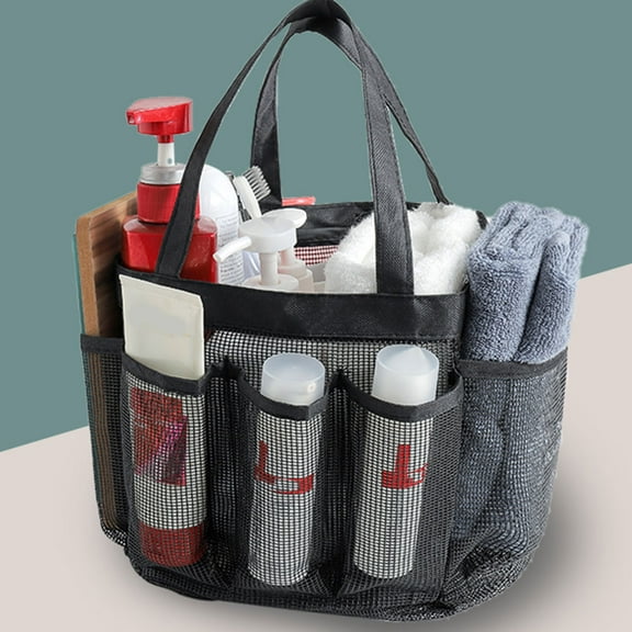 HOOWIFFY 1 Pack Mesh Storage Sack Multifunctional Nylon Bag for Women Beach Travel and Outdoor Use