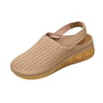 thumbnail image 3 of Rvasteizo Women Elegant Shoes Thick Sole Wedge Hollow Out Breathable Layout for Summer Daily Wear, 3 of 5