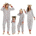 thumbnail image 1 of Conjunto de pijama de Navidad para hombre y mujer, ropa de dormir familiar con estampado de Papá Noel, pantalones de manga larga, ropa de casa de Navidad, 1 of 4