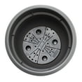 thumbnail image 2 of Bloem 6-in Ariana Plastic Round Planter 3-Pack with Self-Watering Inserts - Charcoal Gray, 2 of 6