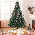 thumbnail image 7 of Sikiie Autumn Forest Animals 30-48 inches {designName} Print Christmas Tree Skirt Snowman Xmas Tree Skirt with Edge Christmas Decorations for Holiday Party36", 7 of 7
