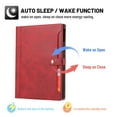 thumbnail image 2 of Dteck for iPad Air 13 Inch Case M2(2024), iPad Pro 12.9 Case 2022/2021/2020/2018, Premium Front Pocket Leather Business Folio Stand Cover with Built-in Pencil Holder Auto Wake Sleep, Red, 2 of 6