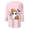 thumbnail image 3 of T Shirts for Women 3/4 Sleeve T Shirt Halloween Fall Loose Graphic Casual Tees Tops Womens Tops Crewneck Shirt Top, 3 of 5