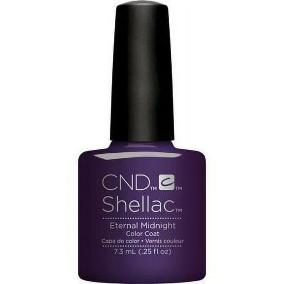 CND Shellac Gel Polish [ Eternal Midnight ] 0.25 oz * BEAUTY TALK LA *
