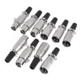 thumbnail image 1 of Unique Bargains 5 Pairs Male/Female 3 Terminals XLR Jack Microphone MIC Audio Cable Connector, 1 of 1