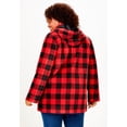 thumbnail image 2 of Woman Within Plus Size Hooded Fleece Coat, 2 of 6