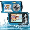 Underwater Camera Full HD 2.7K 48MP Waterproof Camera for Snorkeling Dual Screen Waterproof Camera Digital with Self-Timer and 16X Digital Zoom (WPC-1)