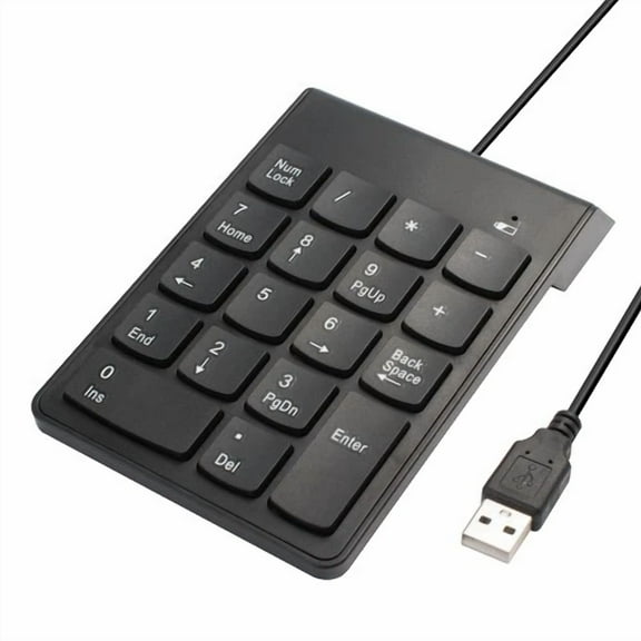BRICK- Onn 7217640 Usb Connected Soft-Touch Wired Keyboard - Black
