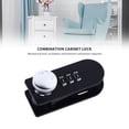 thumbnail image 4 of Combination Lock, Combination  Combination Cabinet Lock Resettable 3 Digit Mechanical Password Lock for School Gym Sports Locker, Fence, Toolbox, Case, 4 of 8