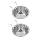 thumbnail image 1 of Cuenco Colgante Para Mascotas, Cuenco Para Jaula Para Perros, Gran Capacidad, Resistente Al óxido, Ahorro De Espacio Para Alimentos Y Agua, 1 of 7