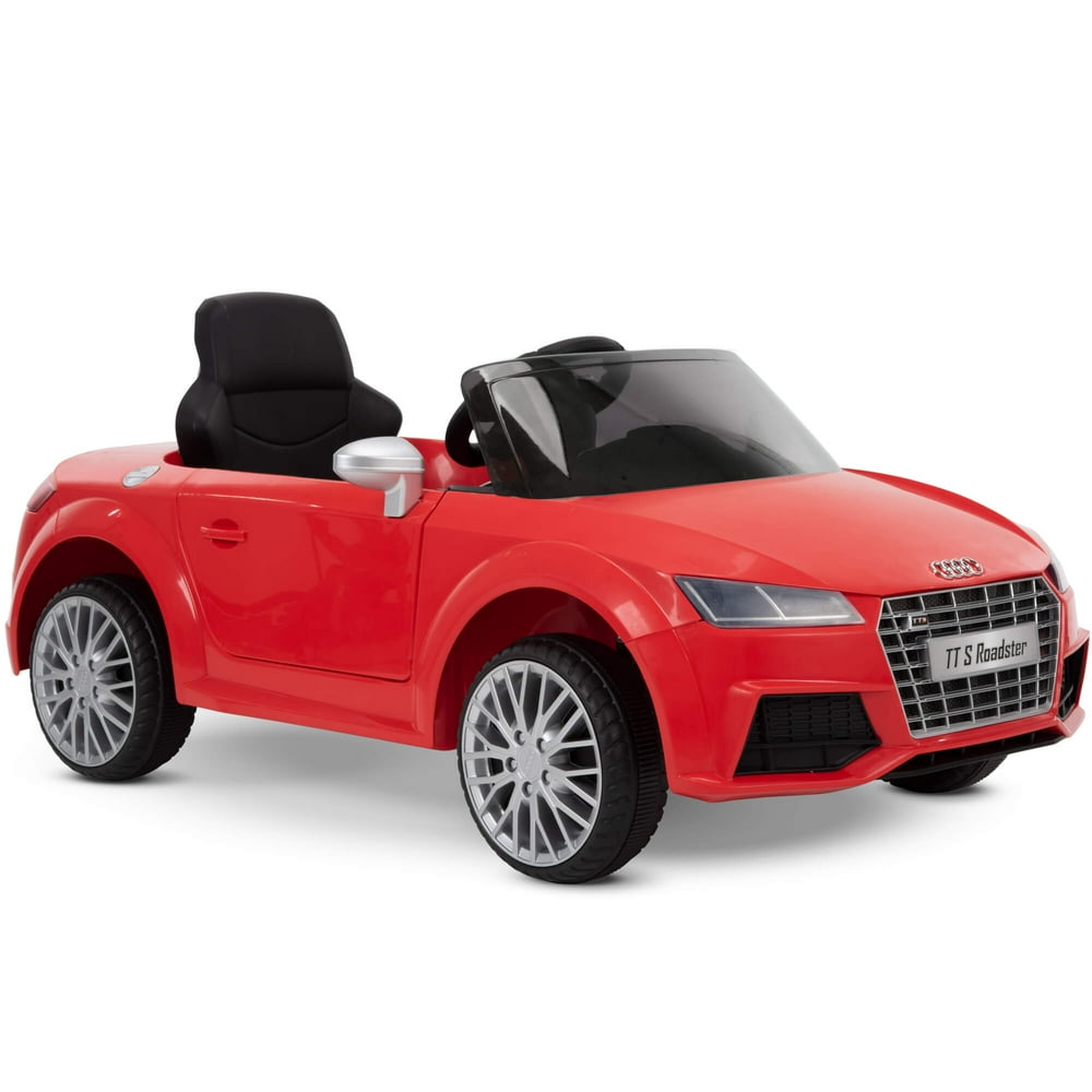 12V Audi Electric BatteryPowered RideOn Car for Kids, Red Walmart
