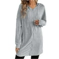 thumbnail image 5 of Women Lightweight Cardigan Sweater Long Sleeve Open Front Knit Fall Thin Long Cardigan with Pockets Casual Loose Duster, 5 of 7