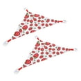 thumbnail image 1 of Triangular Lizard Hammock, Reptile Hanging Lounger Strawberry Pattern 2pcs Strong Bearing Capacity Bite Resistant Comfortable Resting Place For Hamster ANGGREK AC6930, 1 of 8
