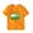 Orange, variant on TOOYOU Boys Summer T-Shirt Toddler Short Sleeve Tee Tops Cartoon Car Design For Baby Babies Kids Size 3-4 Years Black