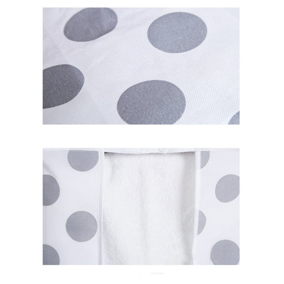 Vikakiooze Foldable Storage Bag Clothes Blanket Quilt Closet Sweater Organizer Box Pouche A