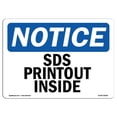 thumbnail image 1 of SignMission OS-NS-A-1218-L-18258 Panneau d'Avis OSHA 12 x 18 Po - Impression SD à l'Intérieur, 1 of 1